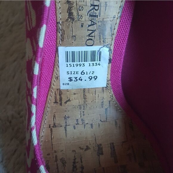 CHRISTIAN SIRIANO for payless Heels Peep Toe Pink Womens Size 6.5 - Picture 7 of 7